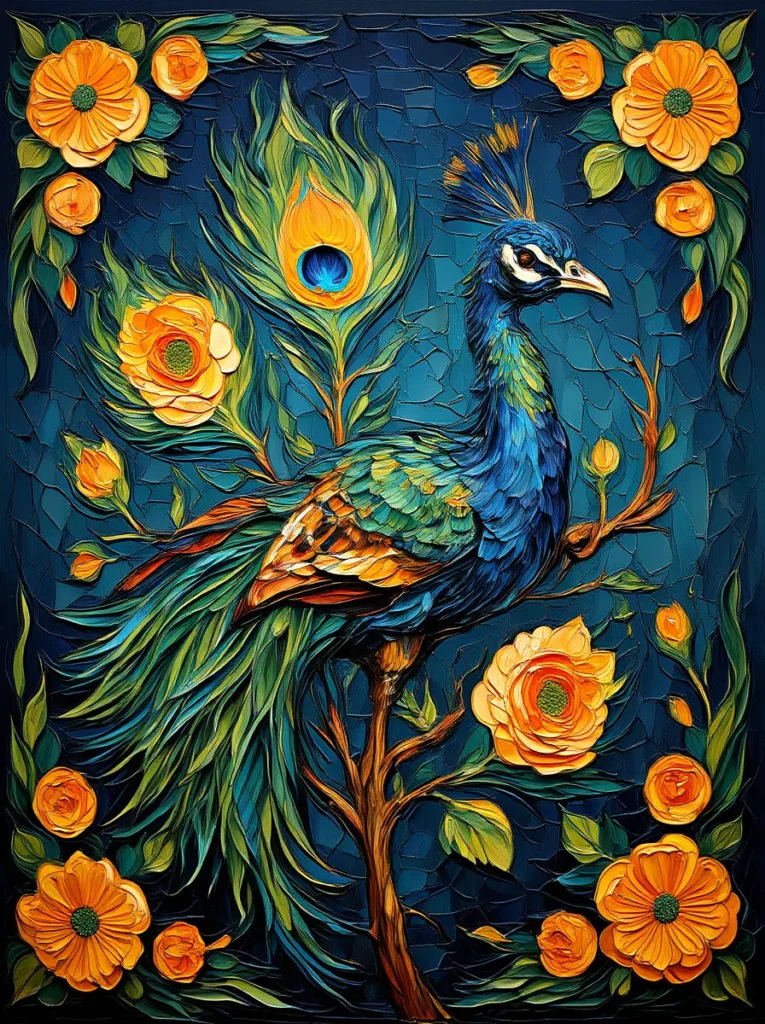 🦚 Enchanting Peacock: Nature’s Vibrant Masterpiece 🦚