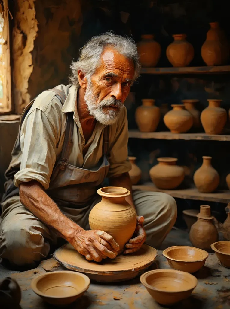 The Potter’s Hands: Crafting Heritage and Art 🫙