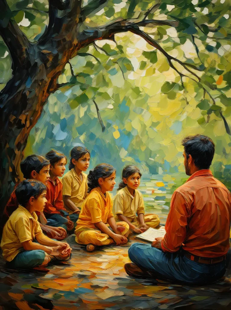 Wisdom Beneath the Banyan: A Lesson in Nature’s Classroom 🌳