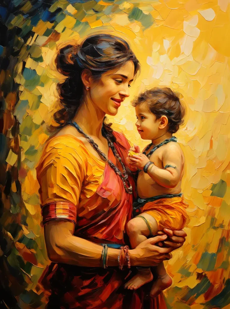 👩‍👦 A Mother’s Joy: Pure Love in Every Stroke 👩‍👦